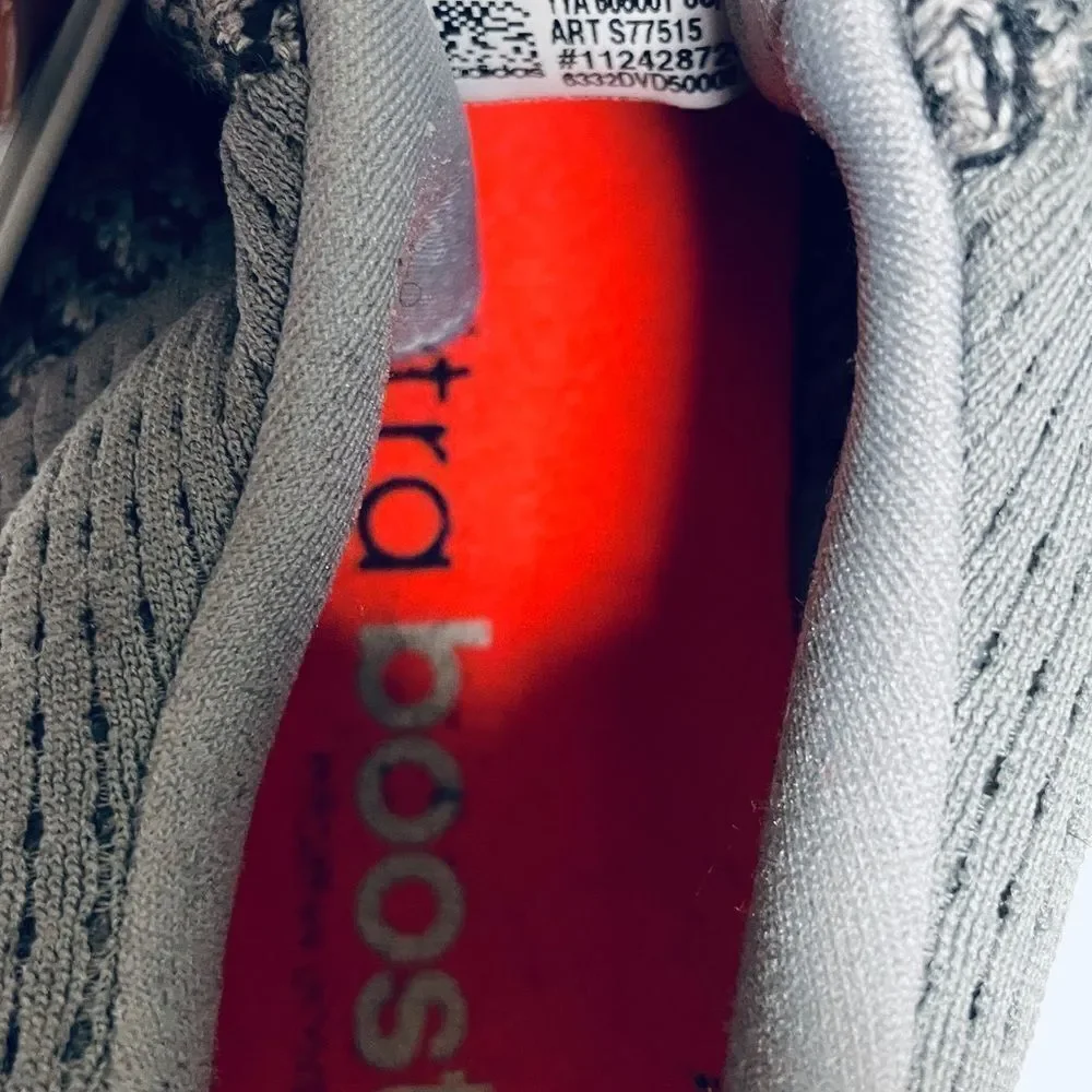 Excellent ADIDAS Ultraboost Ultra BOOST 1.0 Wool Grey 8.5 US womens
